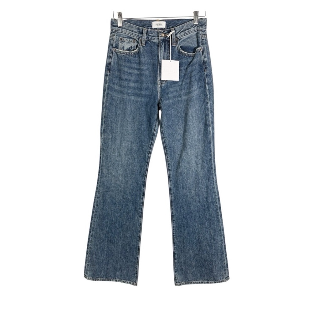 PISTOLA Stevie High Waist Wide Leg Relaxed Flare Jeans Size 26 Tilbury - Picture 2 of 9